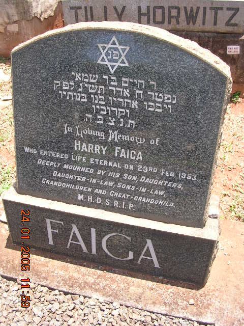 FAIGA Harry -1953