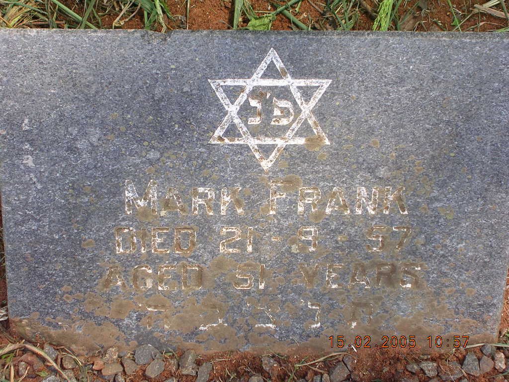 FRANK Mark -1957