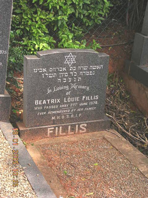 FILLIS Beatrix Louie -1976