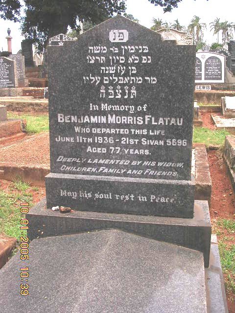 FLATAU Benjamin Morris -1936