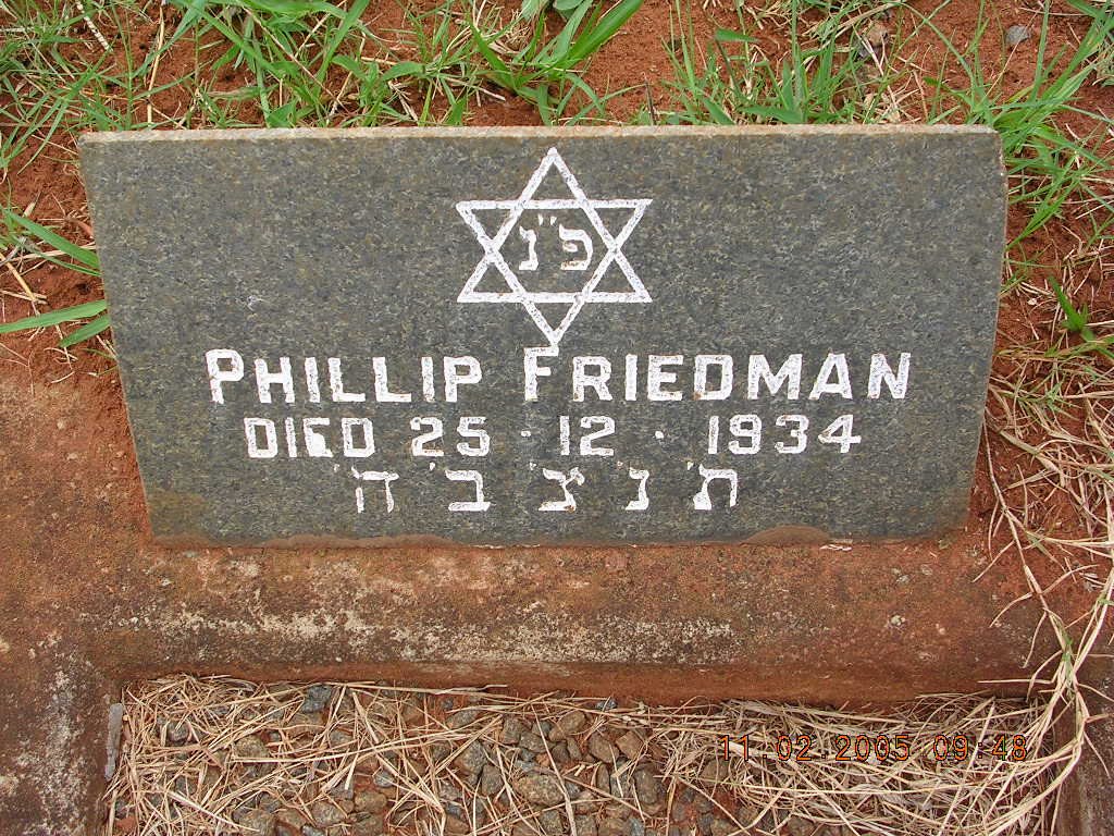 FRIEDMAN Phillip -1934