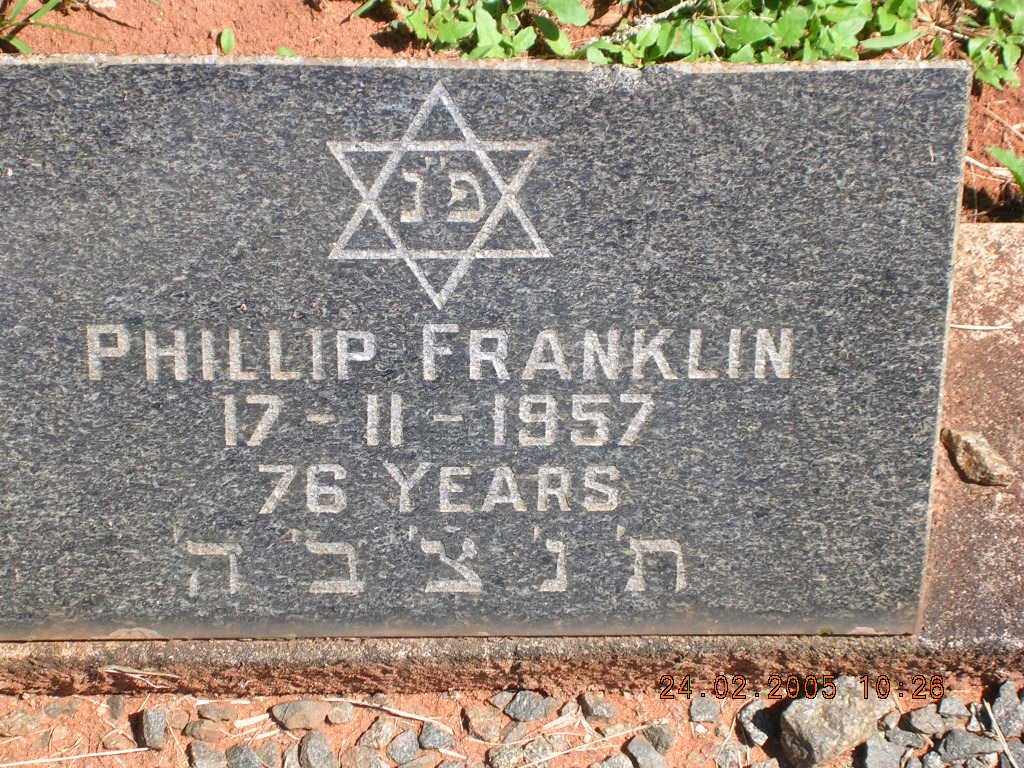 FRANKLIN Phillip -1957
