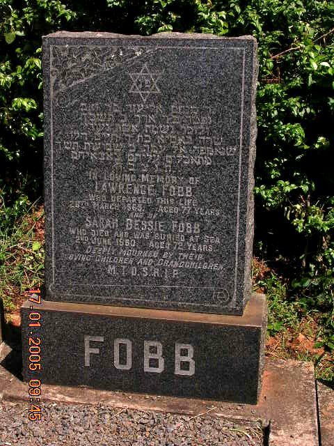 FOBB Lawrence -1965 &amp; Sarah Bessie -1960