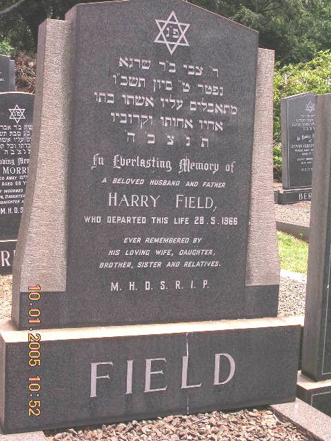 FIELD Harry -1966