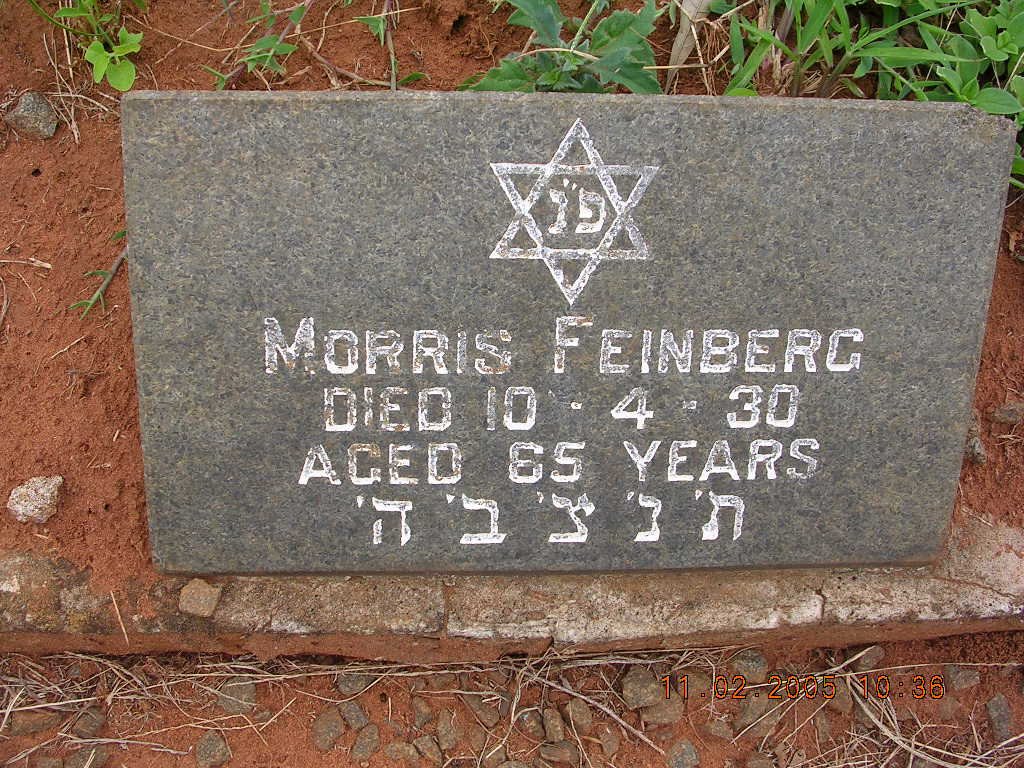 FEINBERG Morris -1930