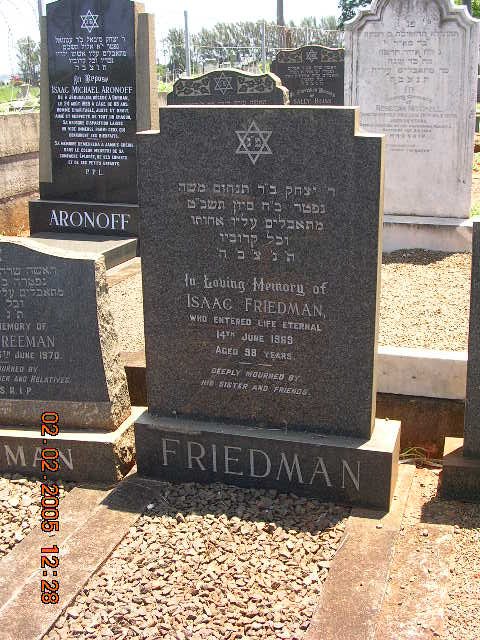 FRIEDMAN Isaac -1969