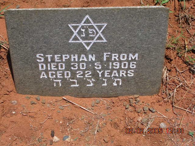 FROM Stephan -1906