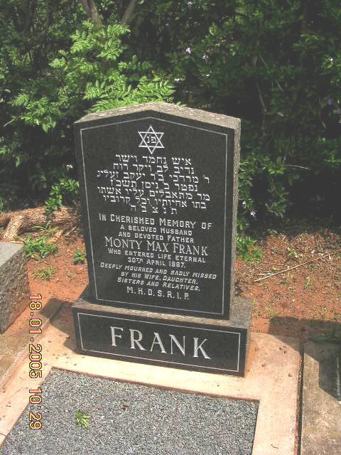 FRANK Monty Max -1967