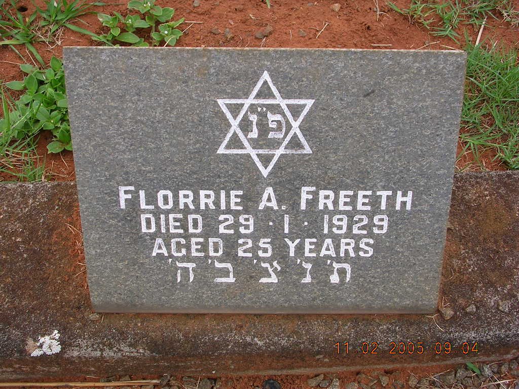 FREETH Florrie A. -1929