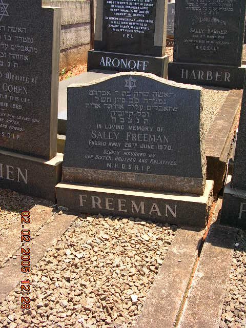 FREEMAN Sally -1970