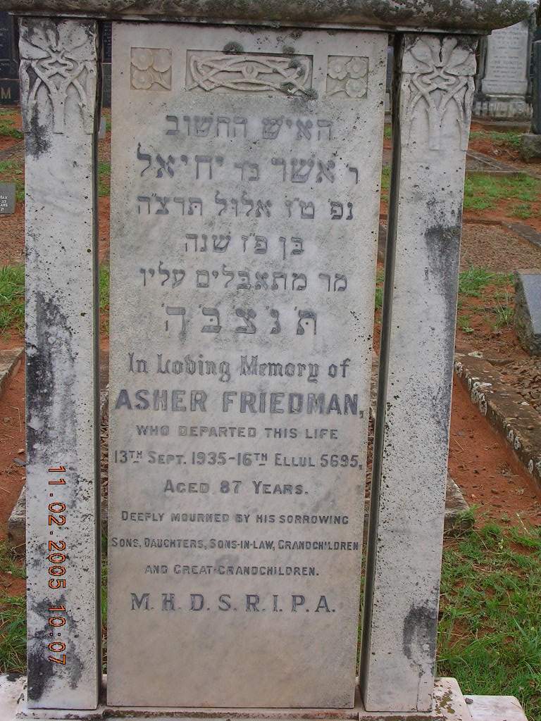 FRIEDMAN Asher -1935