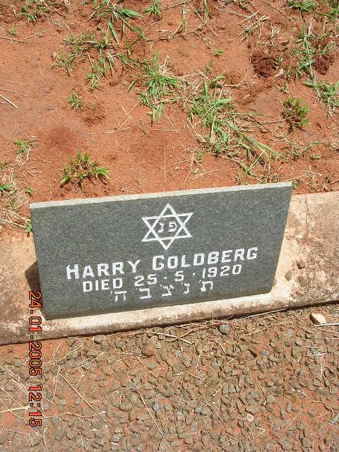 GOLDBERG Harry -1920