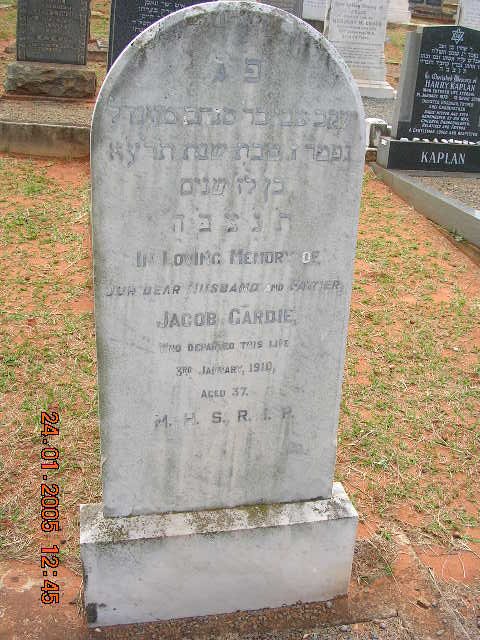 GARDIE Jacob -1910