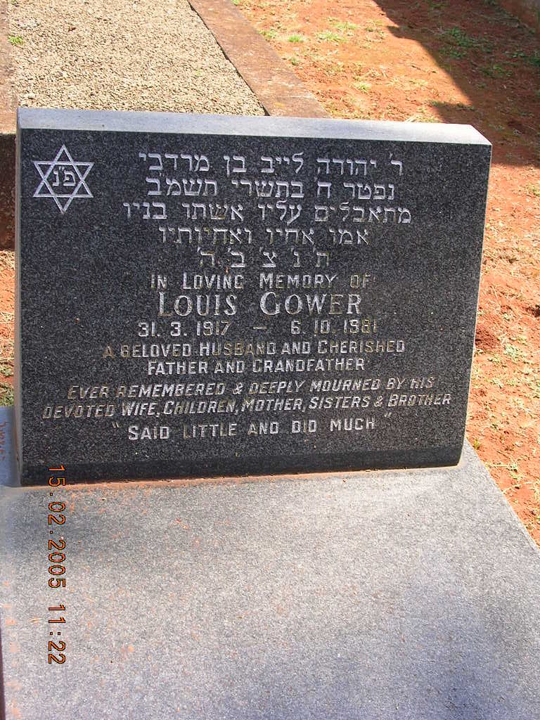 GOWER Louis 1917-1981