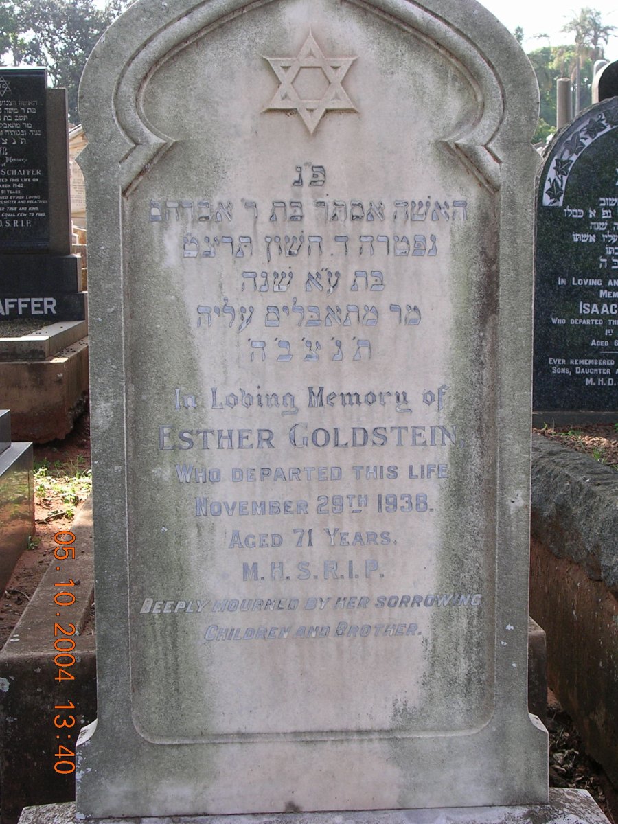 GOLDSTEIN Esther -1938