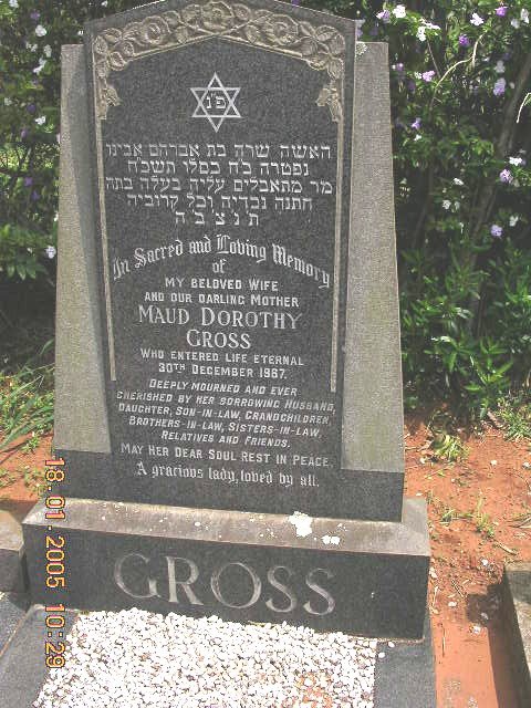 GROSS Maud Dorothy -1987