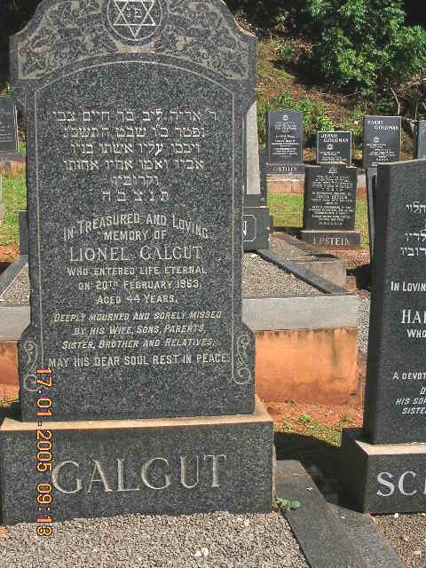 GALGUT Lionel -1963