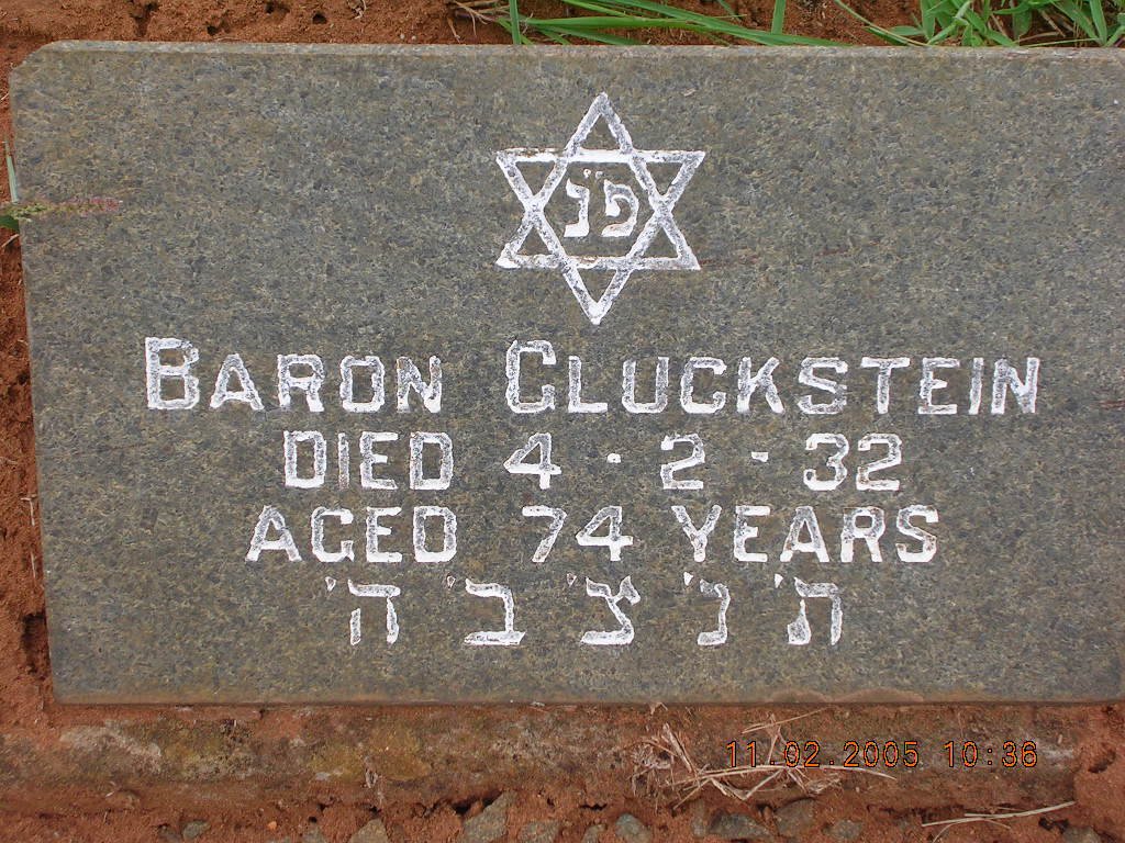 GLUCKSTEIN Baron -1932