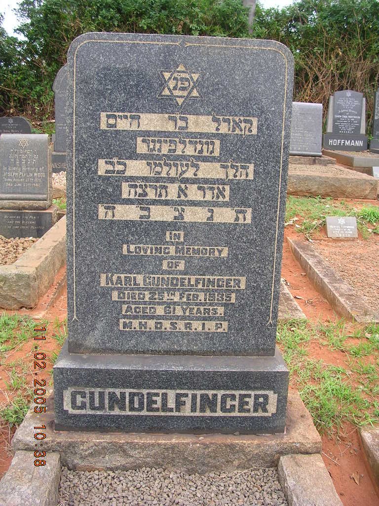 GUNDELFINGER Karl -1935