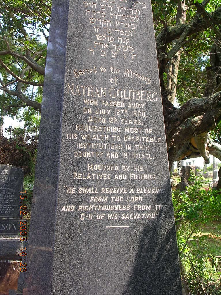 GOLDBERG Nathan -1960