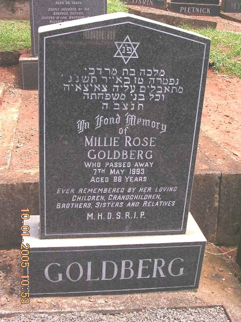 GOLDBERG Millie Rose -1993