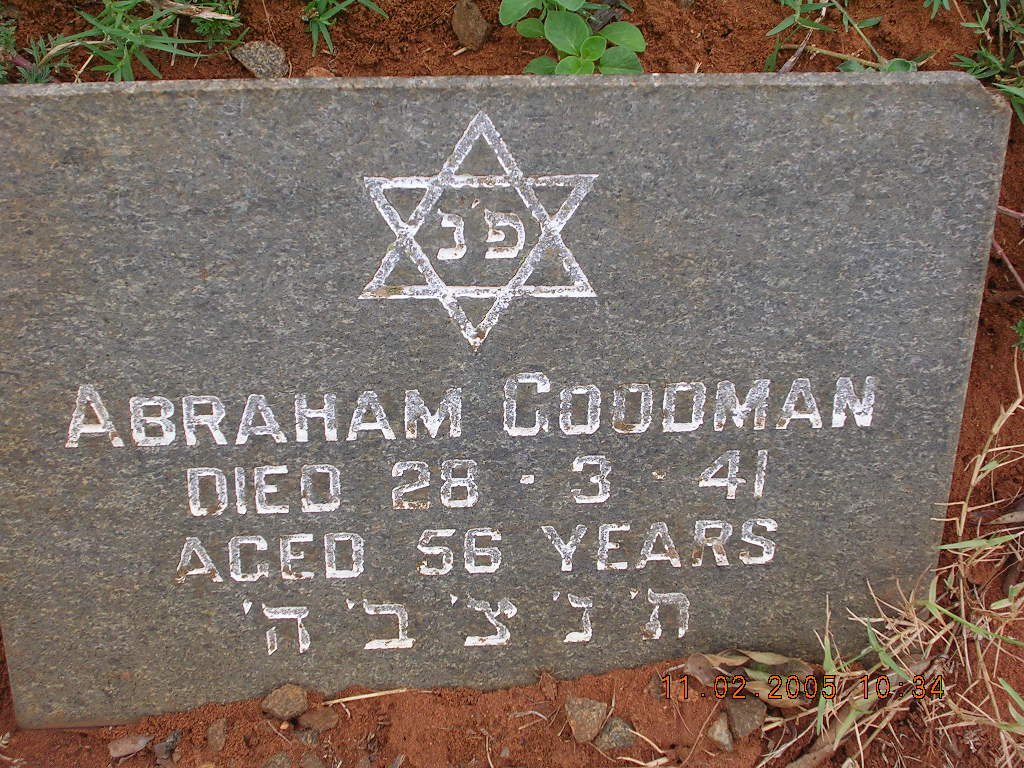 GOODMAN Abraham -1941