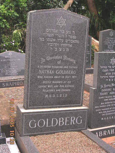 GOLDBERG Nathan -1977