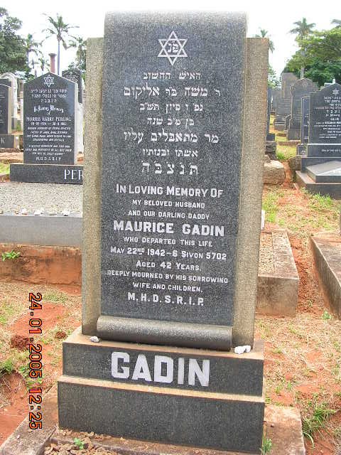 GADIN Maurice -1942