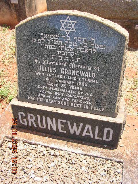 GRUNEWALD Julius -1953