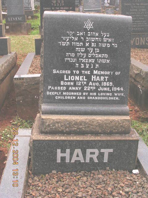 HART Lionel 1869-1944