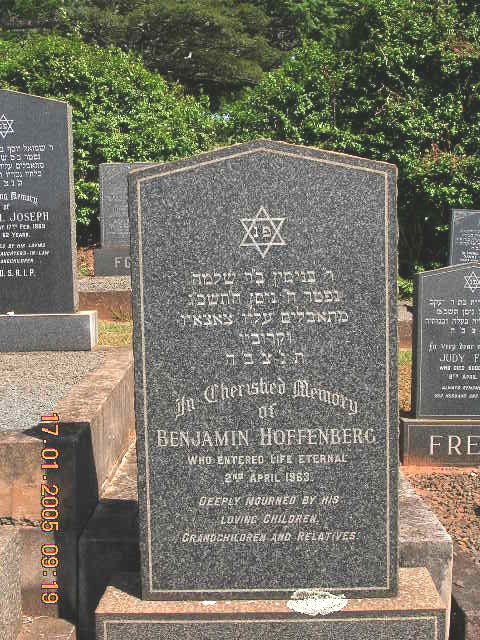 HOFFENBERG Benjamin -1963