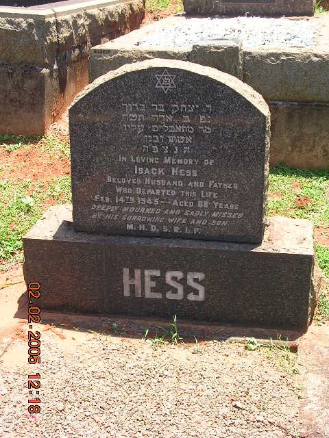 HESS Isack -1945