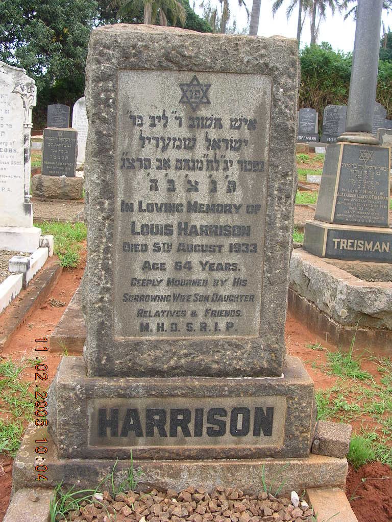 HARRISON Louis -1933