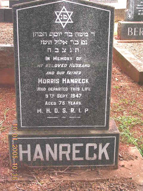 HANRECK Morris -1947