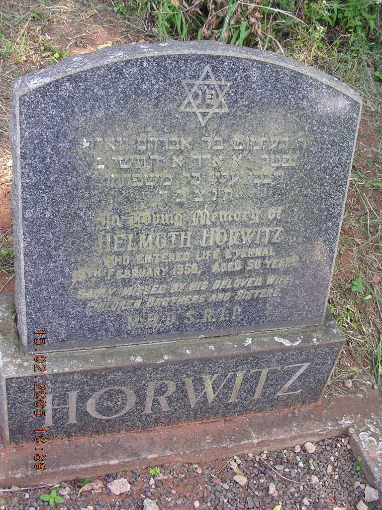 HORWITZ Helmuth -1958