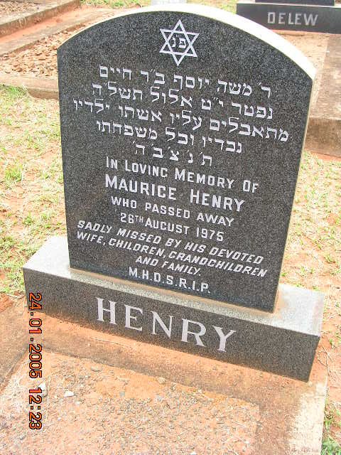 HENRY Maurice -1975