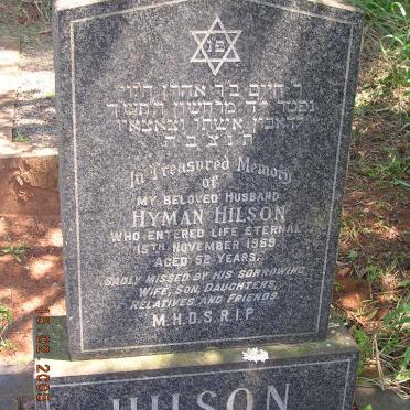 HILSON Hyman -1959