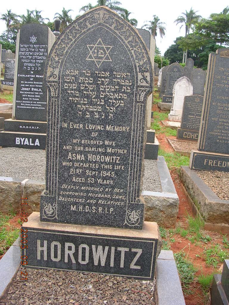 HOROWITZ Asna -1945