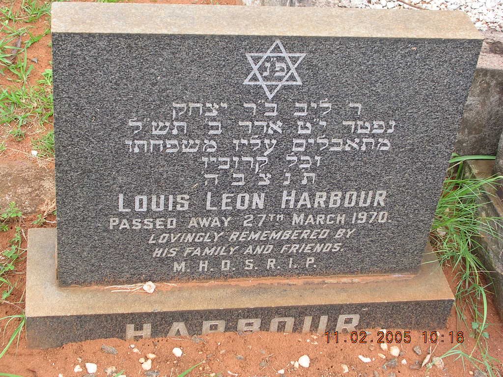 HARBOUR Louis Leon -1970