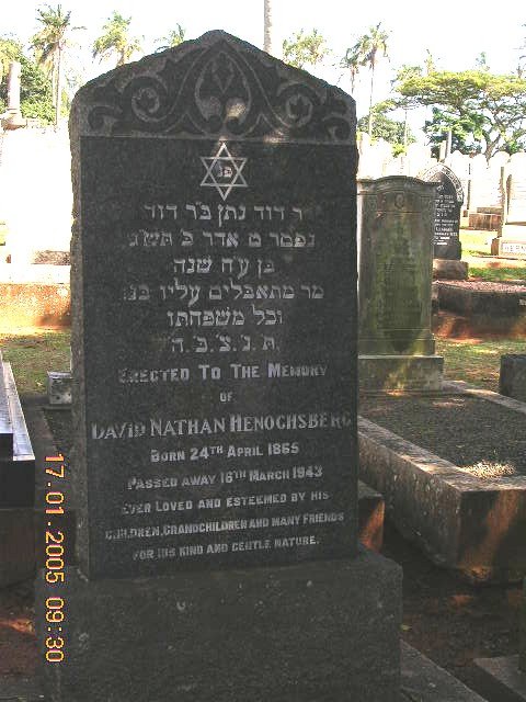 HENOCHSBERG David Nathan 1865-1943