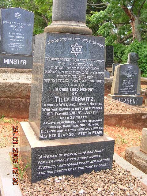 HORWITZ Tilly -1951