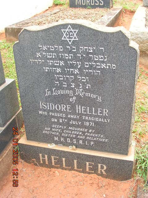 HELLER Isidore -1971