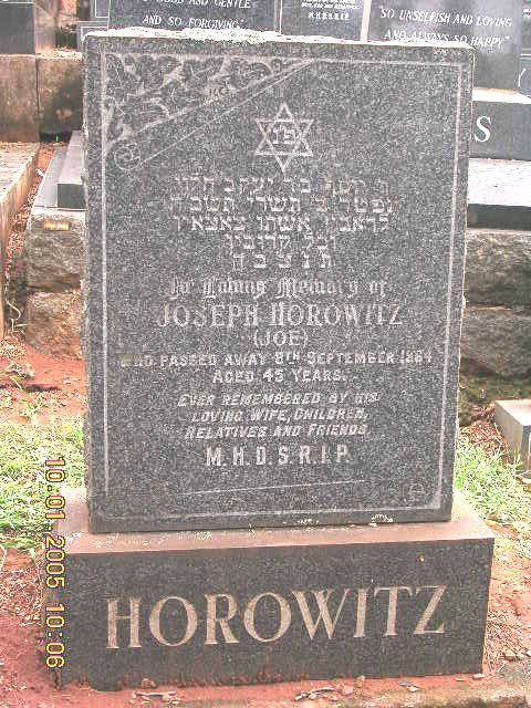 HOROWITZ Joseph -1964