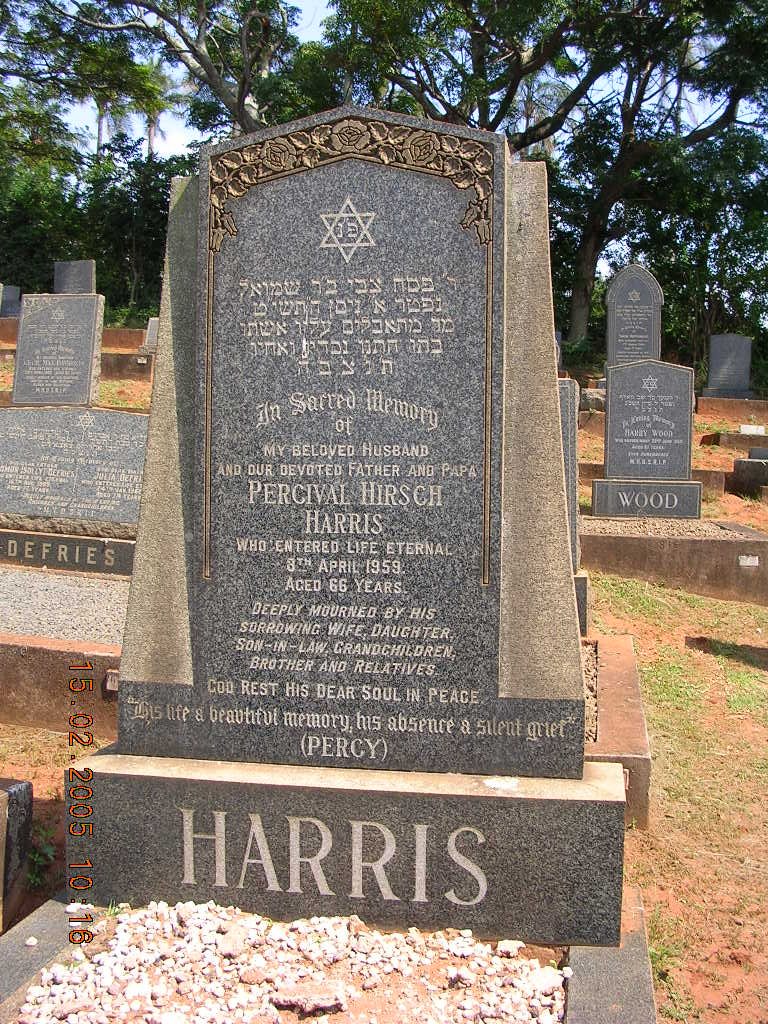 HARRIS Percival Hirsch -1959