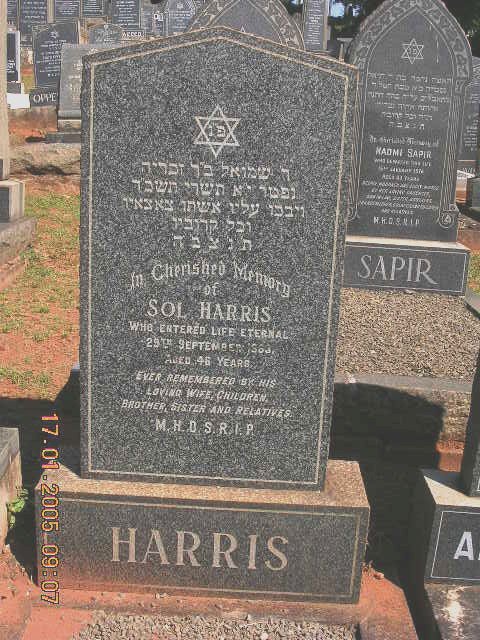 HARRIS Sol -1963