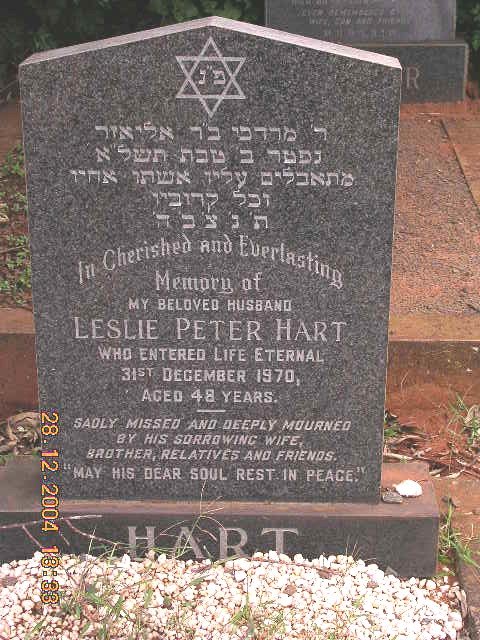 HART Leslie Peter -1970