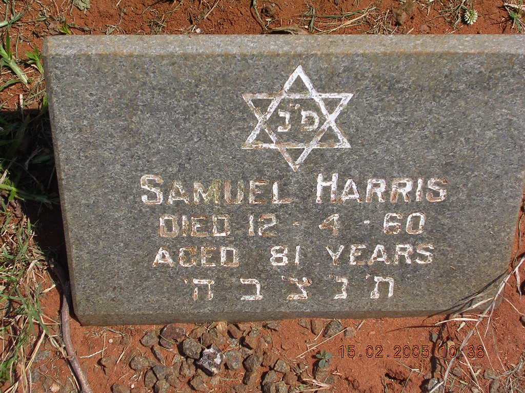 HARRIS Samuel -1960