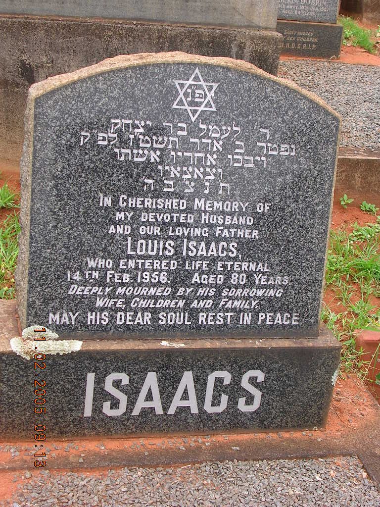 ISAACS Louis -1956