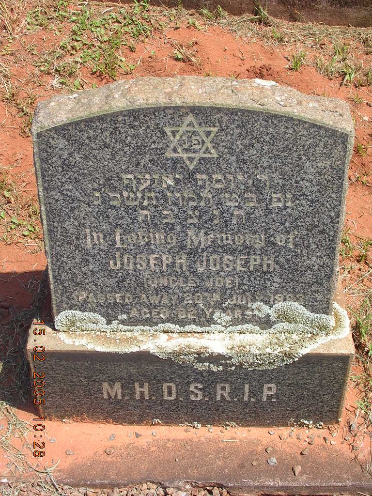 JOSEPH Joseph -1963