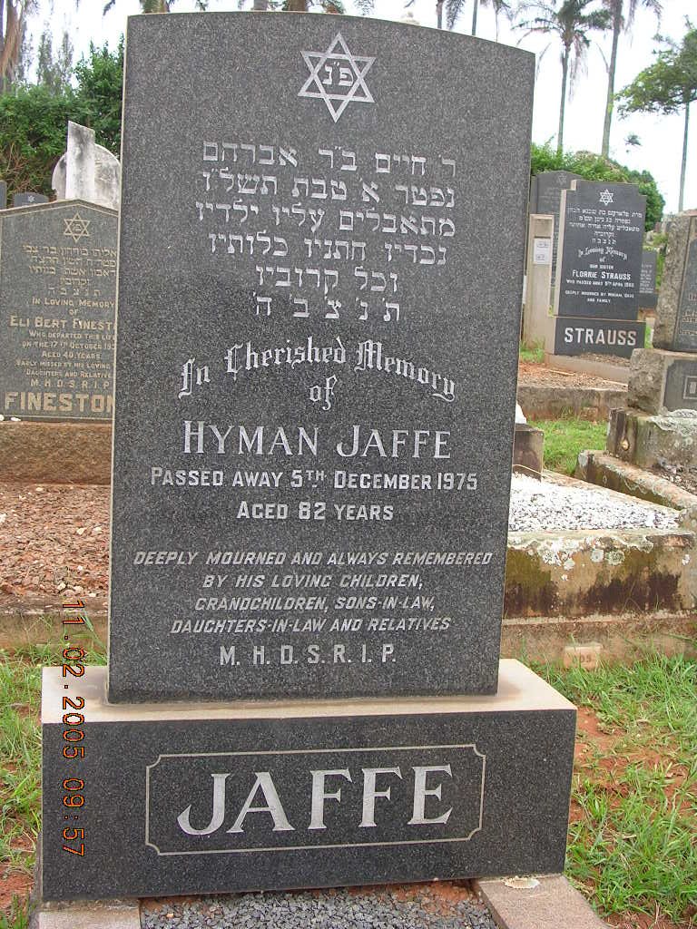 JAFFE Hyman -1975